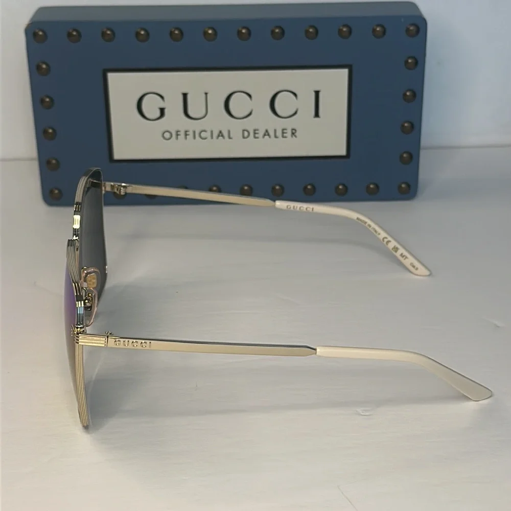 Authentic New - GUCCI Multicolor Square Ladies Sunglasses GG0802S 004 57